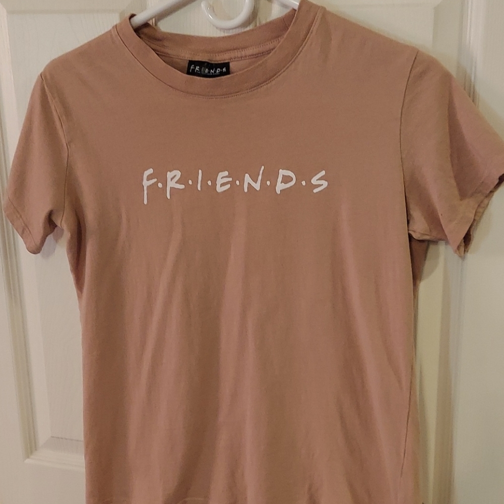 Cotton:On Friends Logo Tan Tee Shirt XS